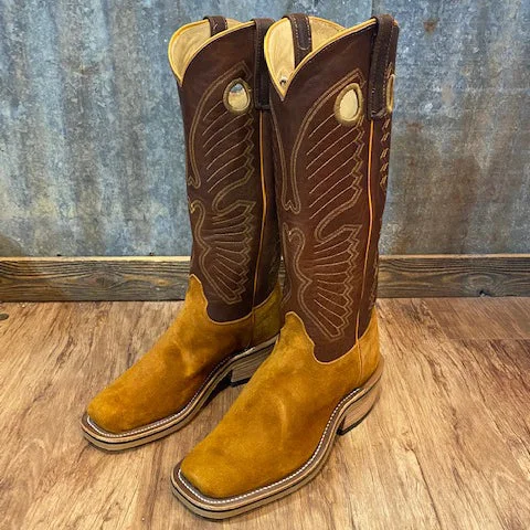 Men's genuine leather western boots with a snake - skin inlayOlathe Men's Wheatbuck Kudu Boots Men's genuine leather western boots with a snake - skin inlayOlathe Men's Wheatbuck Kudu Boots