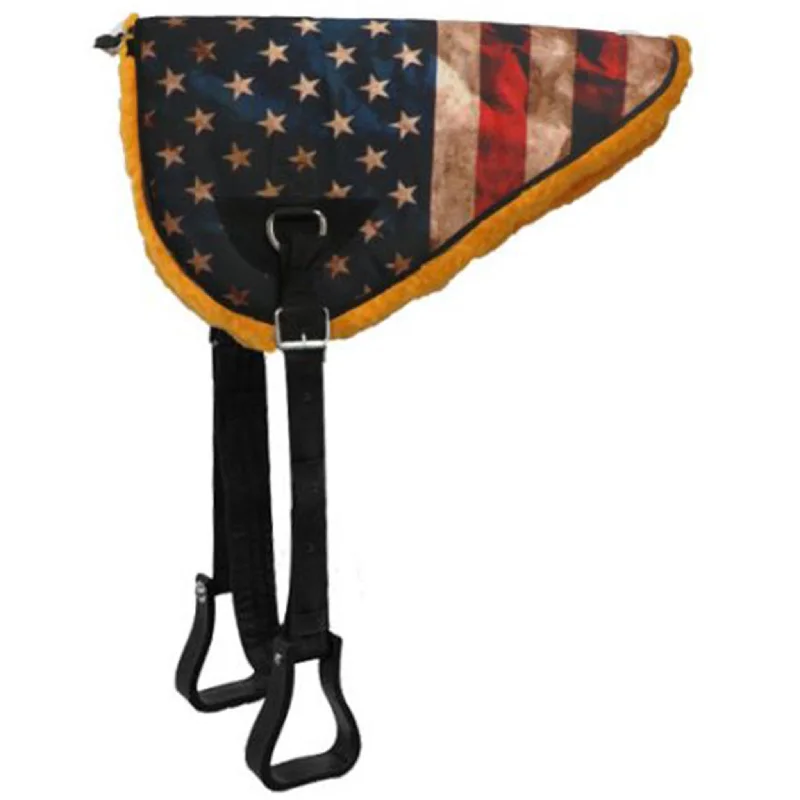 Men's western boots in a rich brown or black leatherShiloh Patriot Bareback Pad