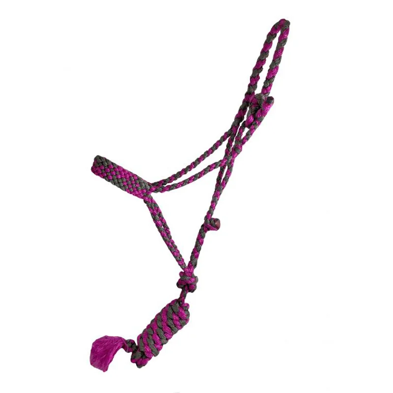 Men's western boots with a rubber sole for traction on various surfacesShowman Pink Braided Mule Tape Halter Men's western boots with a rubber sole for traction on various surfacesShowman Pink Braided Mule Tape Halter