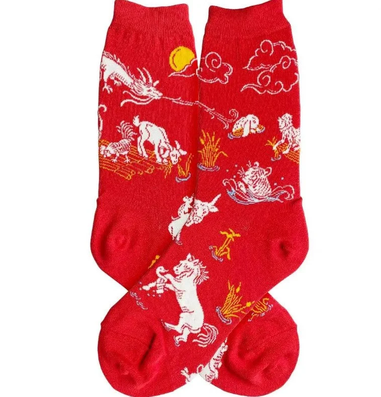 Men's western boots with a leather sole and a heel guardFoot Traffic Women's Red Lunar Zodiac Sock Men's western boots with a leather sole and a heel guardFoot Traffic Women's Red Lunar Zodiac Sock