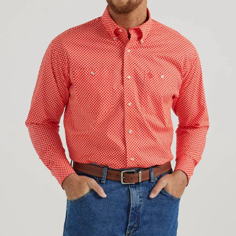 Men's western boots with a high - quality leather upper and a suede liningWrangler Men's George Strait Fiesta Shirt Men's western boots with a high - quality leather upper and a suede liningWrangler Men's George Strait Fiesta Shirt