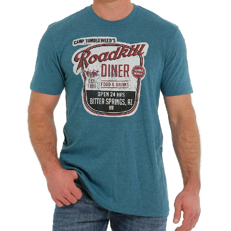 Men's western boots with a rubber sole for traction on various surfacesCinch Roadkill Diner Tee Men's western boots with a rubber sole for traction on various surfacesCinch Roadkill Diner Tee
