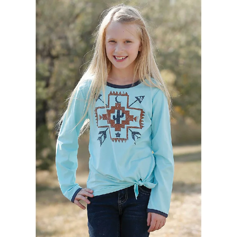 Western - style men's boots with intricate tooling and stitchingGirl's Cruel Girl Cactus Cross Long Sleeve Western - style men's boots with intricate tooling and stitchingGirl's Cruel Girl Cactus Cross Long Sleeve