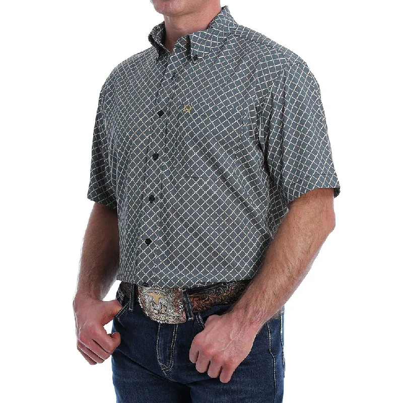 Men's western boots in a rich brown or black leatherCinch Men's Short Sleeve Black Checker Print Men's western boots in a rich brown or black leatherCinch Men's Short Sleeve Black Checker Print
