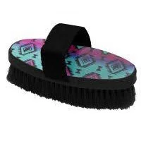 Men's western boots with a suede shaft and a leather soleTeal and Pink Navajo Print Brush Men's western boots with a suede shaft and a leather soleTeal and Pink Navajo Print Brush