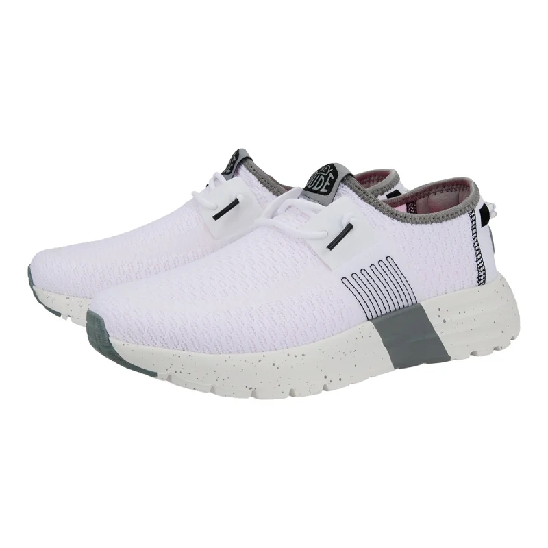 Men's western boots with a suede shaft and a leather soleHey Dude Women's Sirocco Sport Stripe White Shoes Men's western boots with a suede shaft and a leather soleHey Dude Women's Sirocco Sport Stripe White Shoes