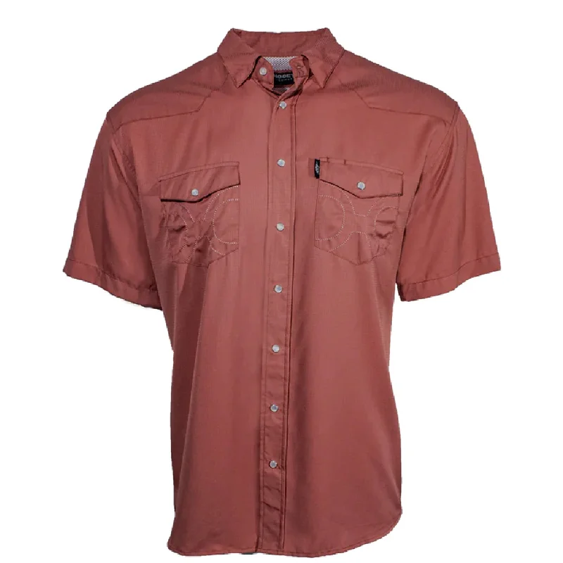 Men's western boots with a scalloped edge and a pull - on strapHooey Men's SOL Marsala Shirt Men's western boots with a scalloped edge and a pull - on strapHooey Men's SOL Marsala Shirt
