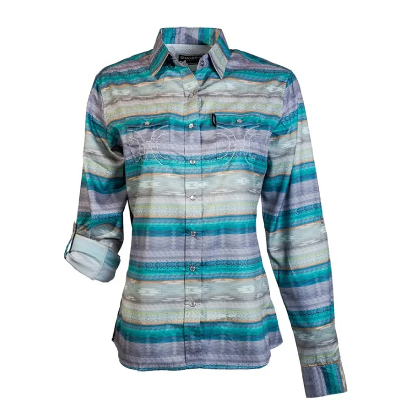 Western - style men's boots with intricate tooling and stitchingHooey Youth SOL Serape Long Sleeve Shirt Western - style men's boots with intricate tooling and stitchingHooey Youth SOL Serape Long Sleeve Shirt