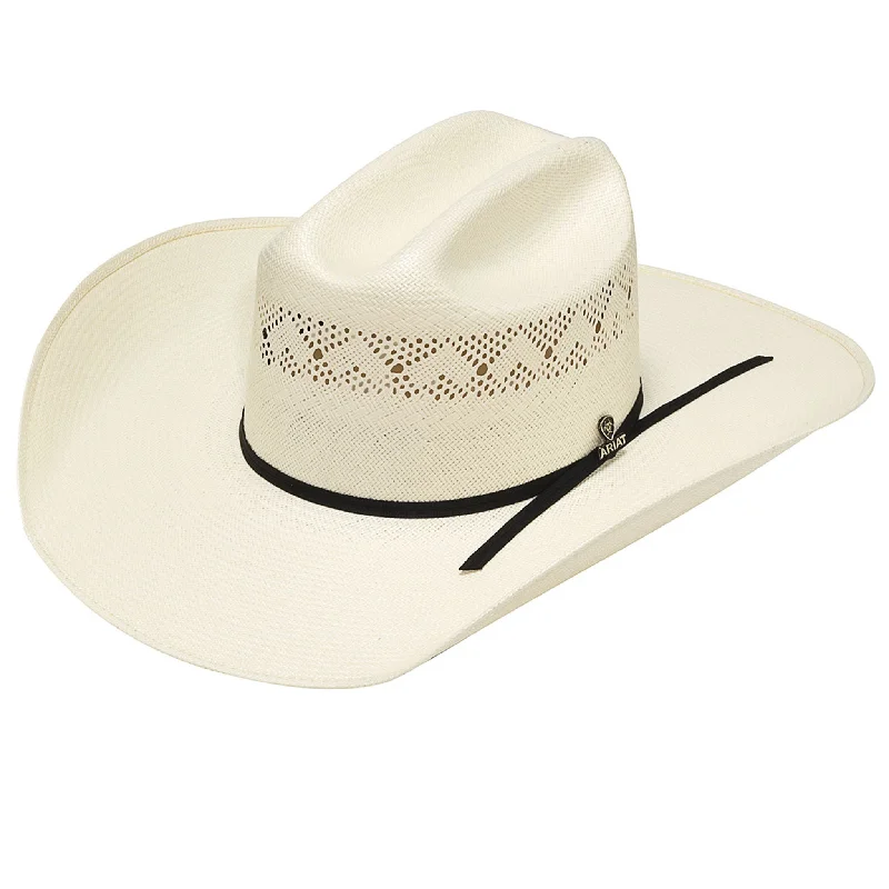 Men's western boots with a leather - wrapped heel and a smooth finishAriat 30X Shantung Hat Men's western boots with a leather - wrapped heel and a smooth finishAriat 30X Shantung Hat