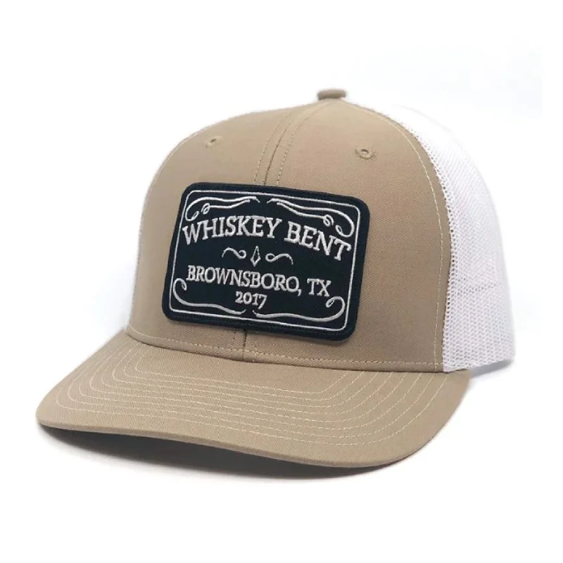 Men's western boots with a tooled leather design on the shaftWhiskey Bent Tan and White Cap Men's western boots with a tooled leather design on the shaftWhiskey Bent Tan and White Cap