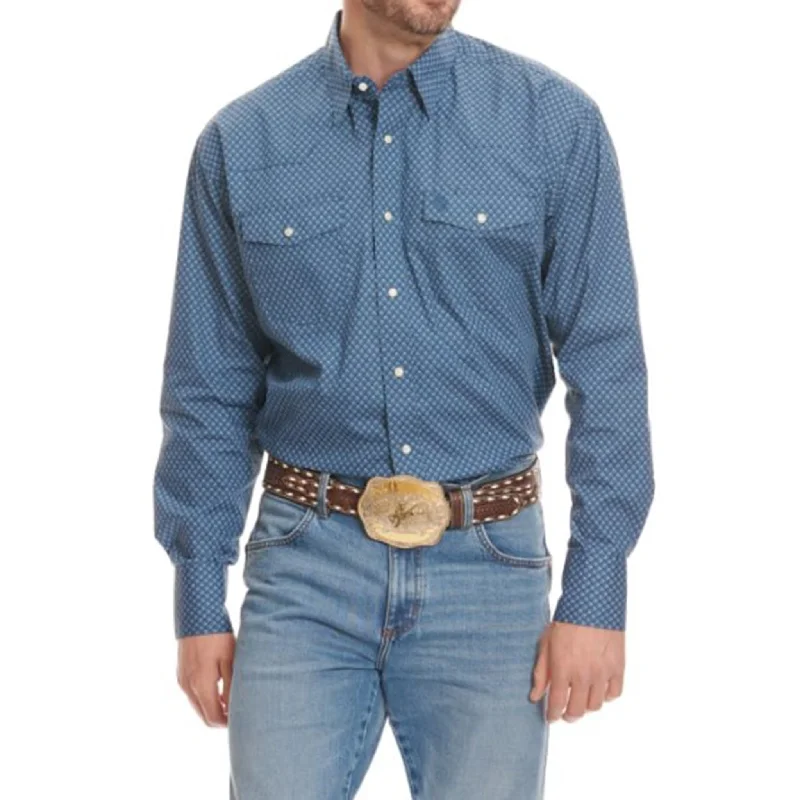 Alligator - embossed men's western boots for a bold statementWrangler Men's Teal/Flower Print Long Sleeve Snap Shirt Alligator - embossed men's western boots for a bold statementWrangler Men's Teal/Flower Print Long Sleeve Snap Shirt
