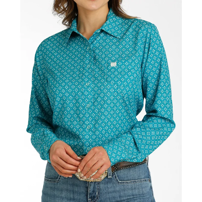 Alligator - embossed men's western boots for a bold statementCinch Womens Teal ArenaFlex Long Sleeve Alligator - embossed men's western boots for a bold statementCinch Womens Teal ArenaFlex Long Sleeve
