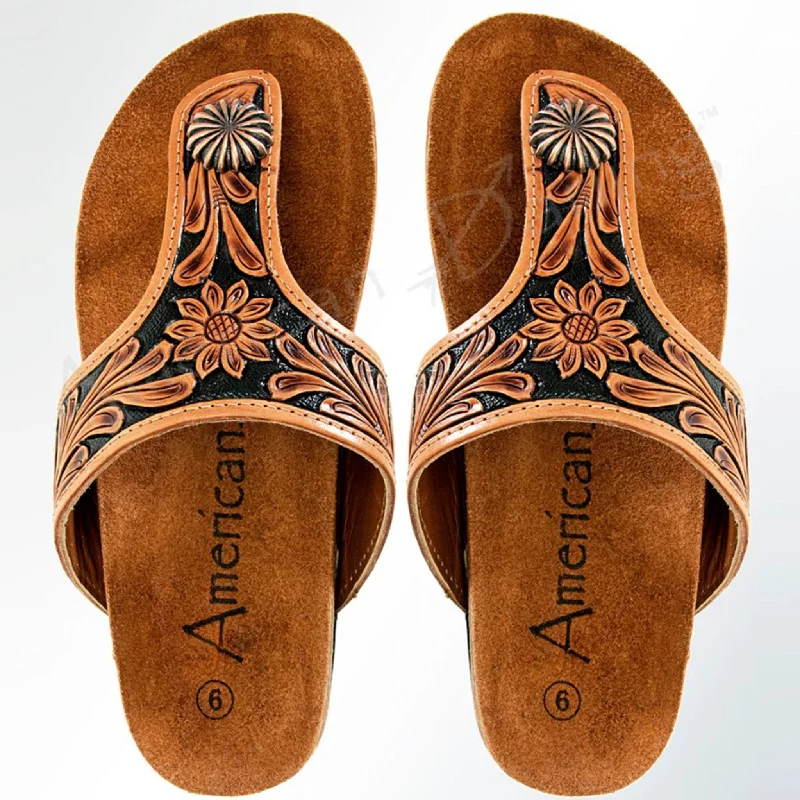 Men's western boots with a leather lining and a padded insoleAmerican Darling Women's Tooled Flip Flop Men's western boots with a leather lining and a padded insoleAmerican Darling Women's Tooled Flip Flop