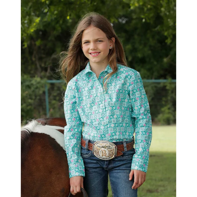 Men's western boots with a suede shaft and a leather soleCruel Girl's Turquiose & Pink Long Sleeve Geo Print Men's western boots with a suede shaft and a leather soleCruel Girl's Turquiose & Pink Long Sleeve Geo Print