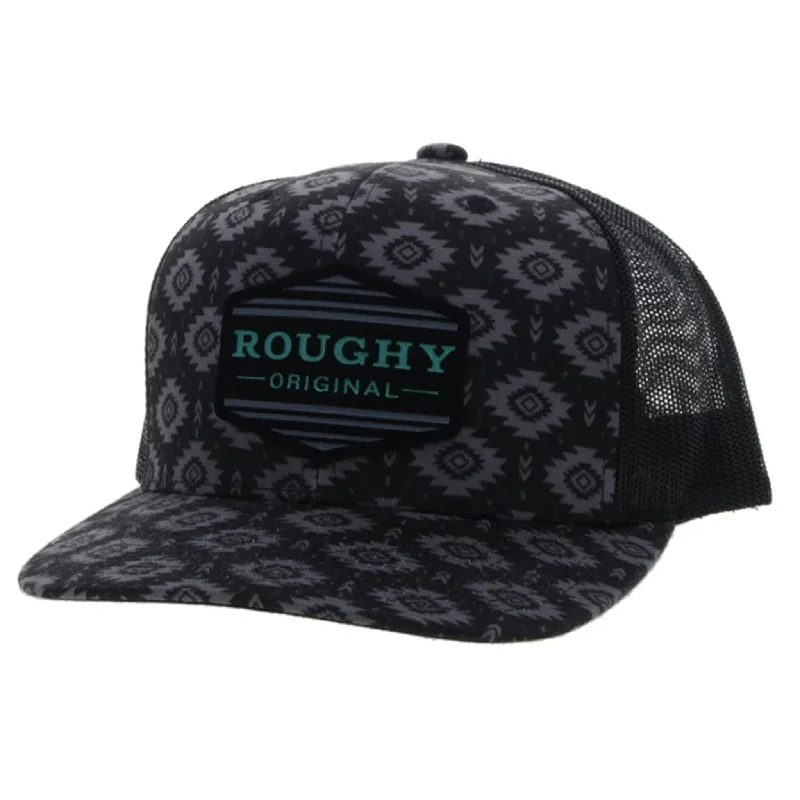 Men's western boots with a high - quality leather upper and a suede liningHooey "Tribe" Roughy Black Cap Men's western boots with a high - quality leather upper and a suede liningHooey "Tribe" Roughy Black Cap