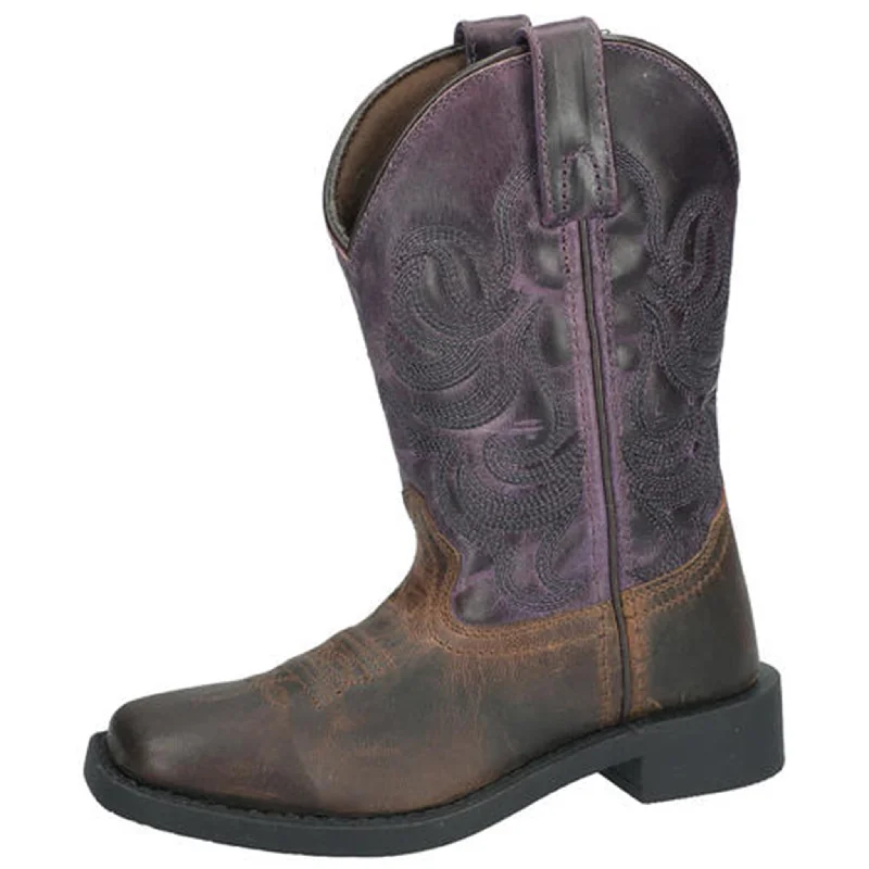 Alligator - embossed men's western boots for a bold statementSmoky Mountain Girl's Tucson Brown/Purple Boots Alligator - embossed men's western boots for a bold statementSmoky Mountain Girl's Tucson Brown/Purple Boots
