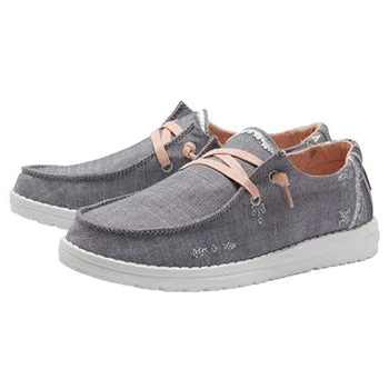 Men's western boots with a distressed leather finish for a rugged lookHey Dude Women's Wendy Boho Grey Men's western boots with a distressed leather finish for a rugged lookHey Dude Women's Wendy Boho Grey