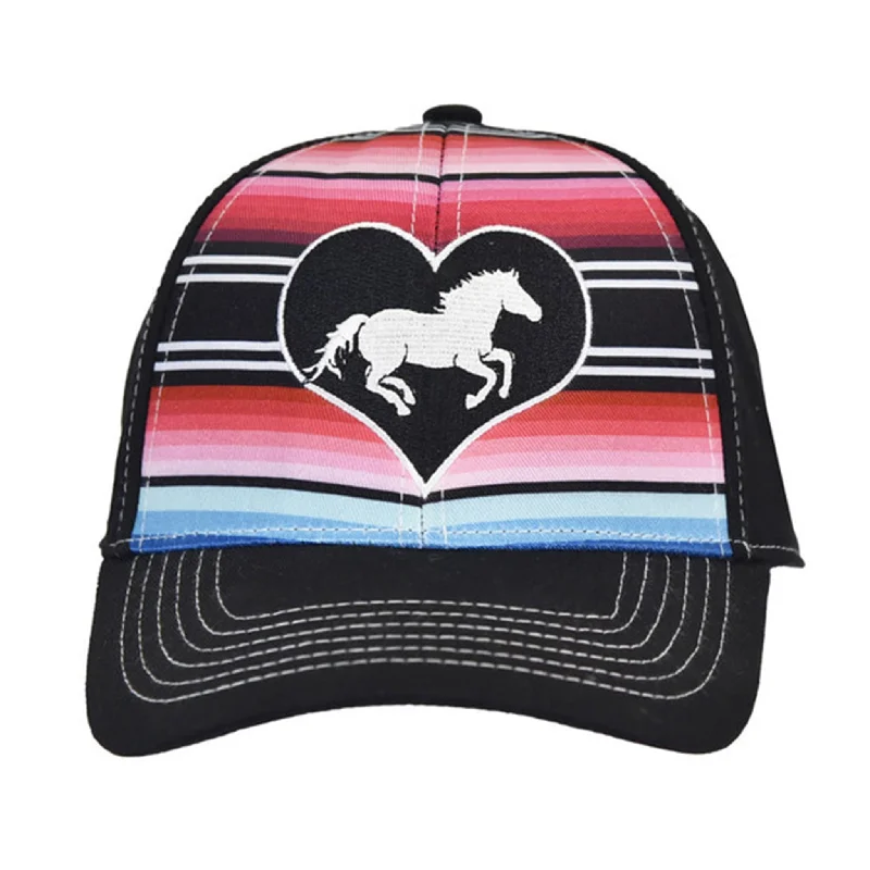 Men's western boots with a rubber sole for traction on various surfacesCowboy Hardware Youth Serape Heart Horse Cap Men's western boots with a rubber sole for traction on various surfacesCowboy Hardware Youth Serape Heart Horse Cap